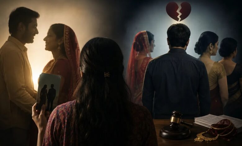 बिना तलाक दिए पति ने की तीसरी शादी, एक पत्नी किन्नर भी, झांसी में शिकायत लेकर एसएसपी आफिस पहुंची महिला